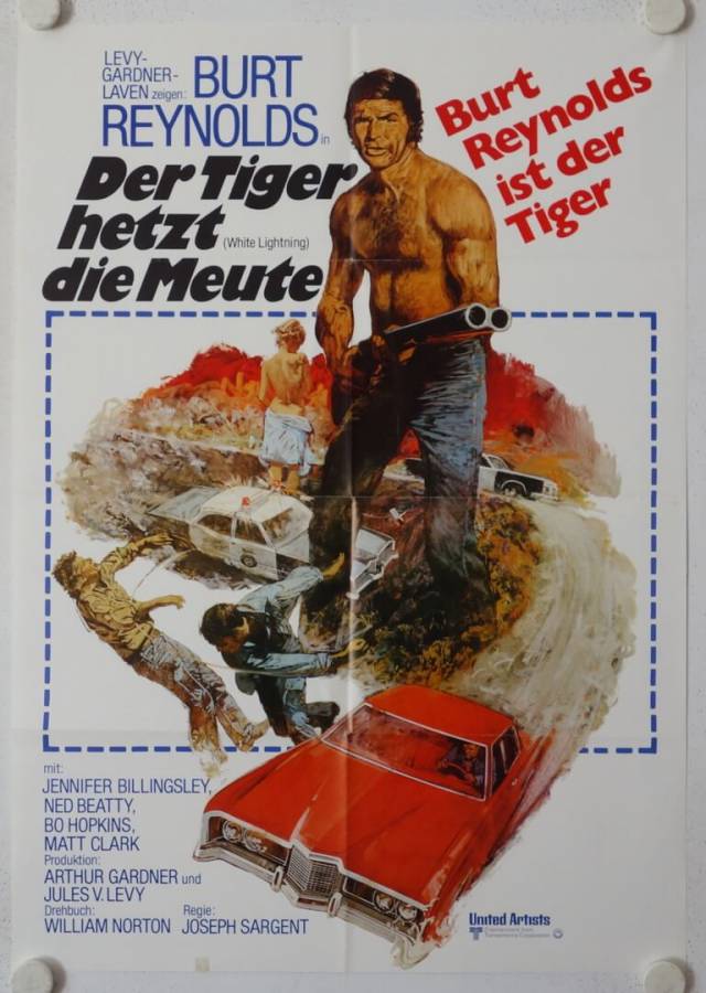 Der Tiger hetzt die Meute originales deutsches Filmplakat